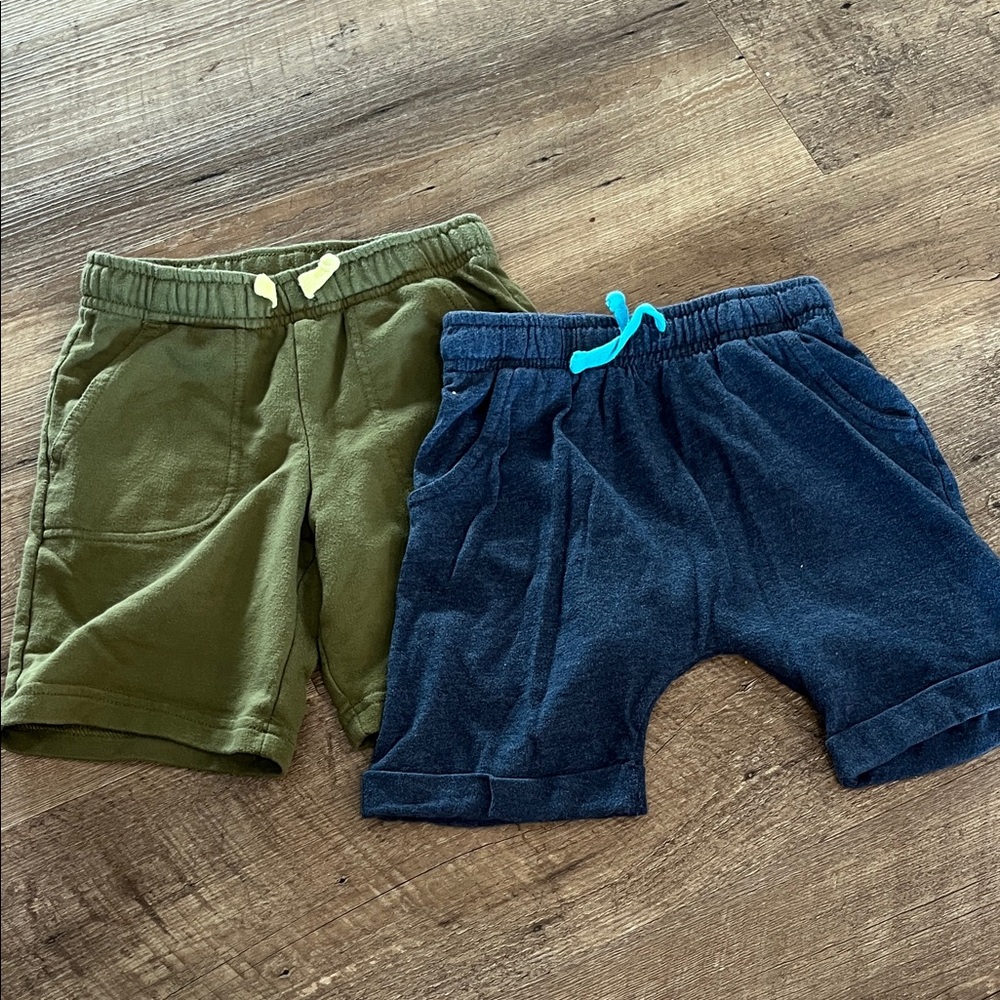 Cat & Jack Olive and Navy Kids Shorts